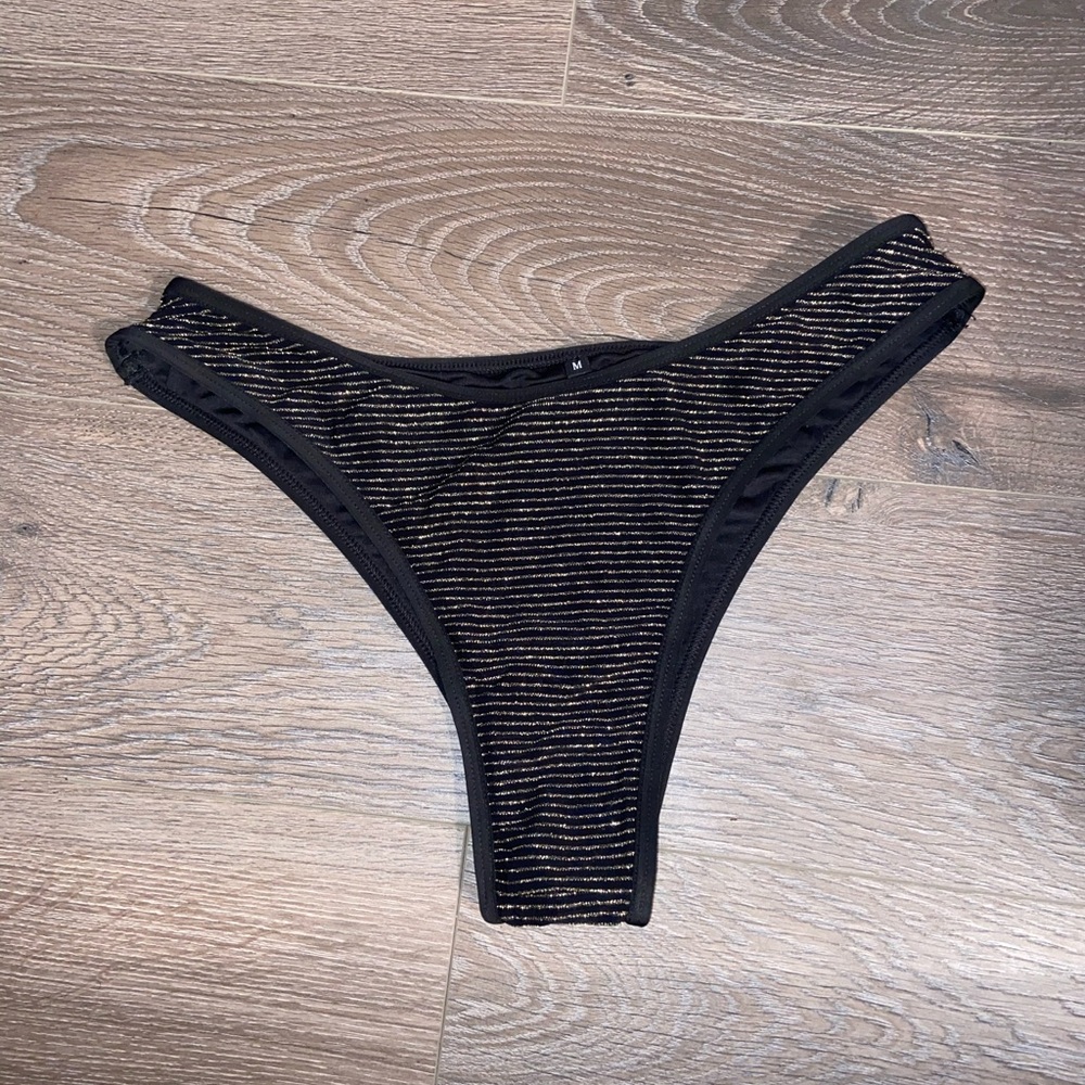 Black bikini bottom